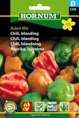 Chili bladning 'Asian Mix'